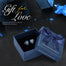 Heart Earrings Embellished with Crystals - 200000171 Purple Black in box / United States Find Epic Store