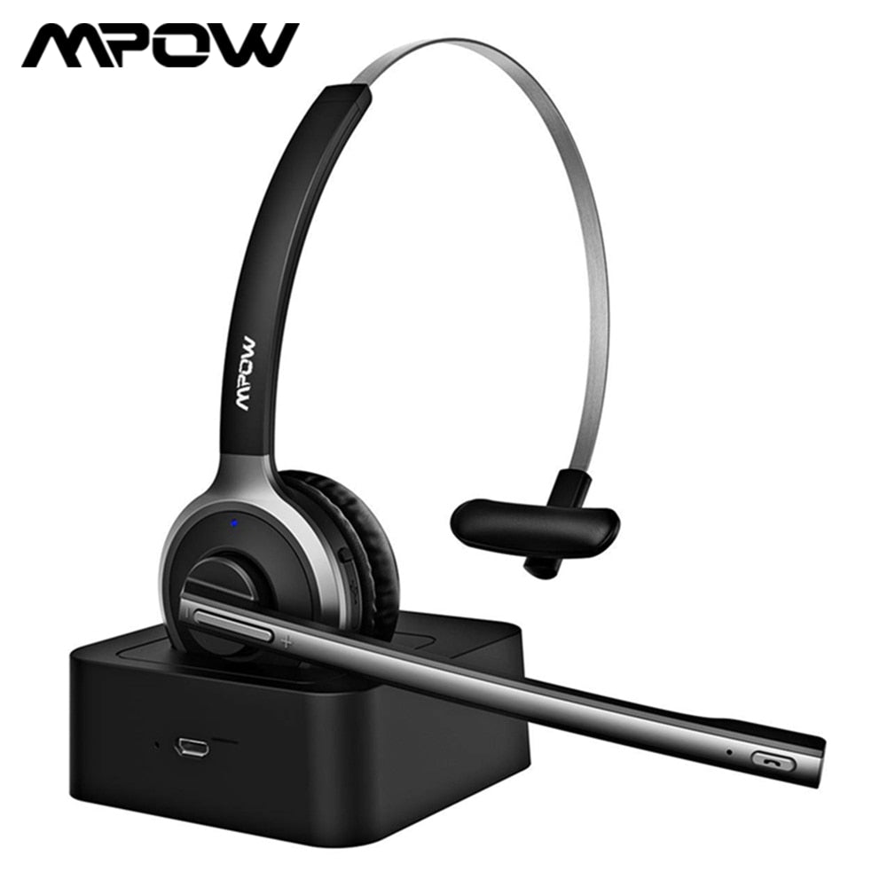 Business M5 Pro Wireless Headphones Bluetooth Over-ear Clear Noise Cancelling Headphones With Microphone&Charging Case - 63705 Find Epic Store