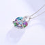 I Love You Pendant Necklace with Purple Heart Crystal for Women Fashion Necklace Jewelry Anniversary Gift - 200000162 Find Epic Store