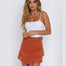 Women's High Waist Tassel Stitching A-Line Skirt - 349 BS0357-2 / S / United States Find Epic Store