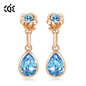 New Arrival Vintage Water Drop Earrings - 200000168 Sky Blue Gold / United States Find Epic Store