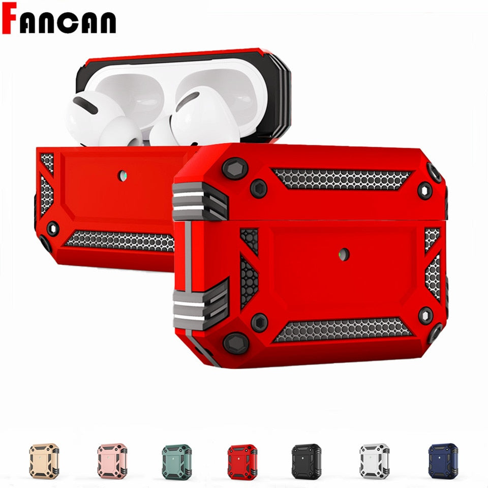 For Apple AirPods 1/2 pro Airpods 2 armor Cover Cute protector Cases Accessories Silicone Luxury Earphone for airpods Pro Case - 200001619 Find Epic Store