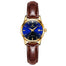 OLEVS Brown Leather Automatic Watch - 200363143 blue / United States Find Epic Store