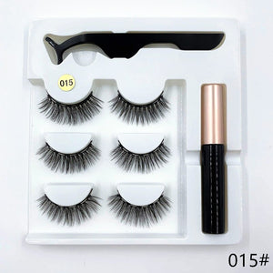 Magnetic eyelashes 3d mink lashes 3 pairs natural eyelashes Magnetic eyeliner set eyelash extension supplies eye makeup - 201222921 015 / United States Find Epic Store