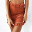 Women's High Waist Tassel Stitching A-Line Skirt - 349 Find Epic Store