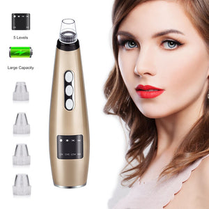 Blackhead Remover Vacuum Nose T Zone Face Acne Pimple Vacuum Suction Machine Facial Clean Professional Tool Beauty Pore Remover - 200192143 Gold / United States Find Epic Store