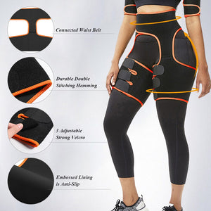 Women Neoprene Slimming Belt Body Leg Shaper Weight Loss Fat Burning Waist Trainer Sweat Waist Belt Workout Thigh Shaper - 31205 Find Epic Store