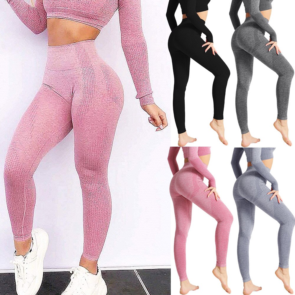 Stretchy Sport Leggings High Waist Compression Tights Sports Pants - 200000614 Find Epic Store