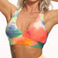 Print Women's Long Sleeve Yoga Top - 200000649 rainbow bra / S / United States Find Epic Store