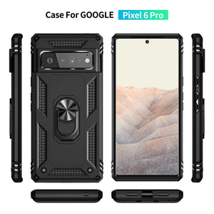 Case for Google Pixel 6 Pro Case, with Finger Ring Holder Kickstand, Military Grade Stand Cover Phone Cases for Google Pixel6 Pro - 0 Find Epic Store