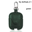 For AirPods Pro 2 1 luxury Bluetooth leather Accessories Bluetooth headset protector Cover business leather Case for AirPods 2 1 - 200001619 United States / green 2 1 Find Epic Store