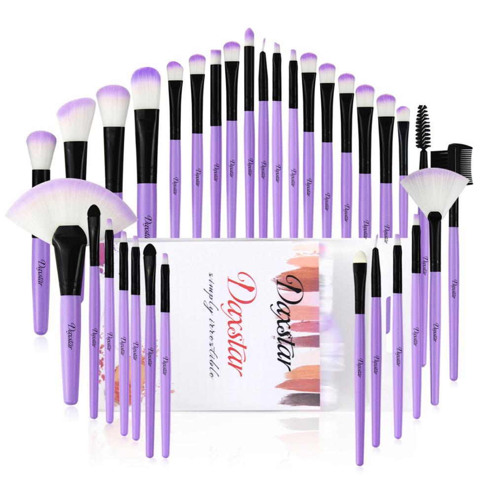 32pcs Women's Fashion synthetic Makeup Brushes Set Powder Foundation Eye shadow Cosmetics Beauty Soft Hair Maquiagem Tool Kits - 200001189 Purple / United States Find Epic Store