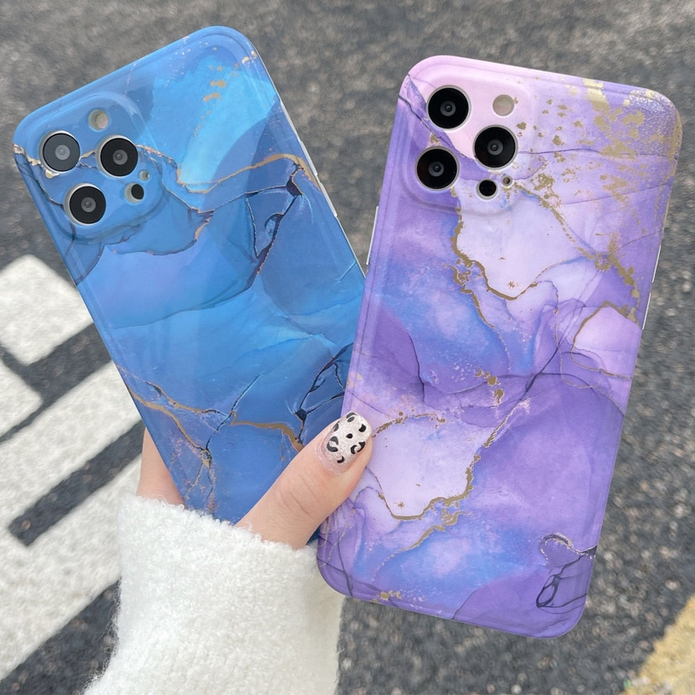 For iPhone 11 12 Pro XS Max XR X Mini 7 8 Plus Case, Marble Slim Shockproof Flexible Bumper TPU Soft Case Rubber Silicone Cover - 380230 Find Epic Store