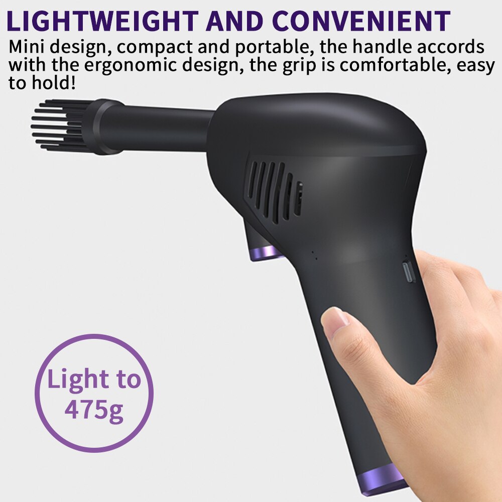Portable Cordless Air Duster USB Rechargeable Handheld Deep Cleaning Tool for Computer Laptop Keyboard Electronics for Camera - 708022 Find Epic Store