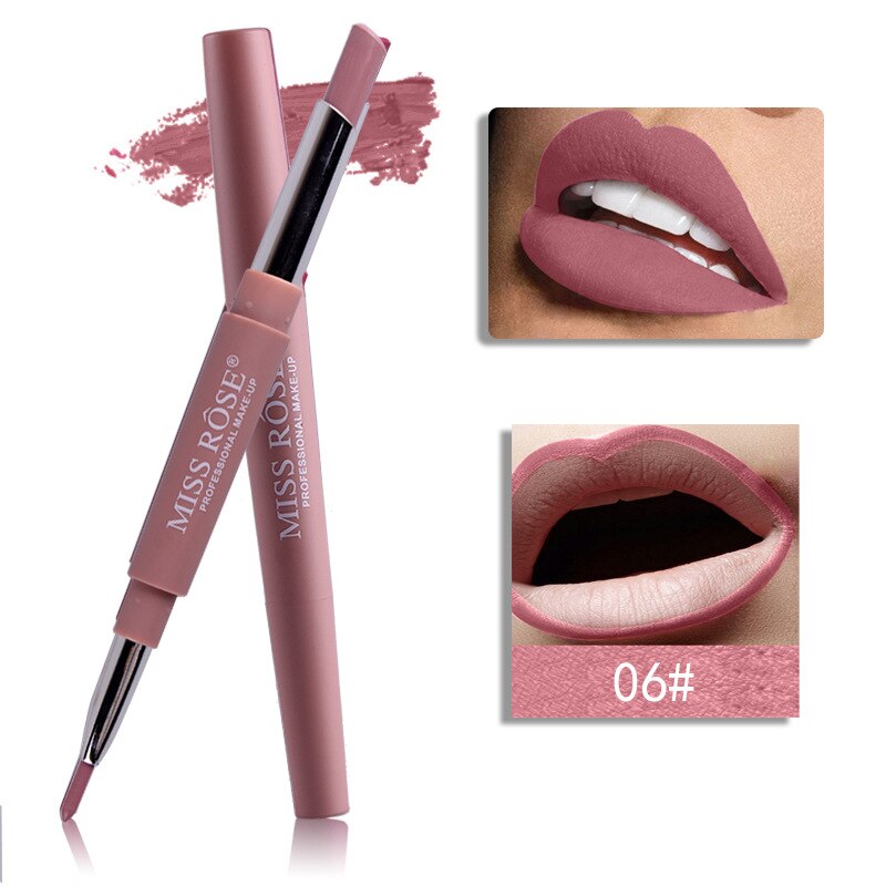 20 Color Waterproof and Long-Lasting Double-ended Lipstick Lip Liner - 200001142 Find Epic Store