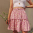 Daisy Print Ruffled Pleated Skirt - 349 Find Epic Store