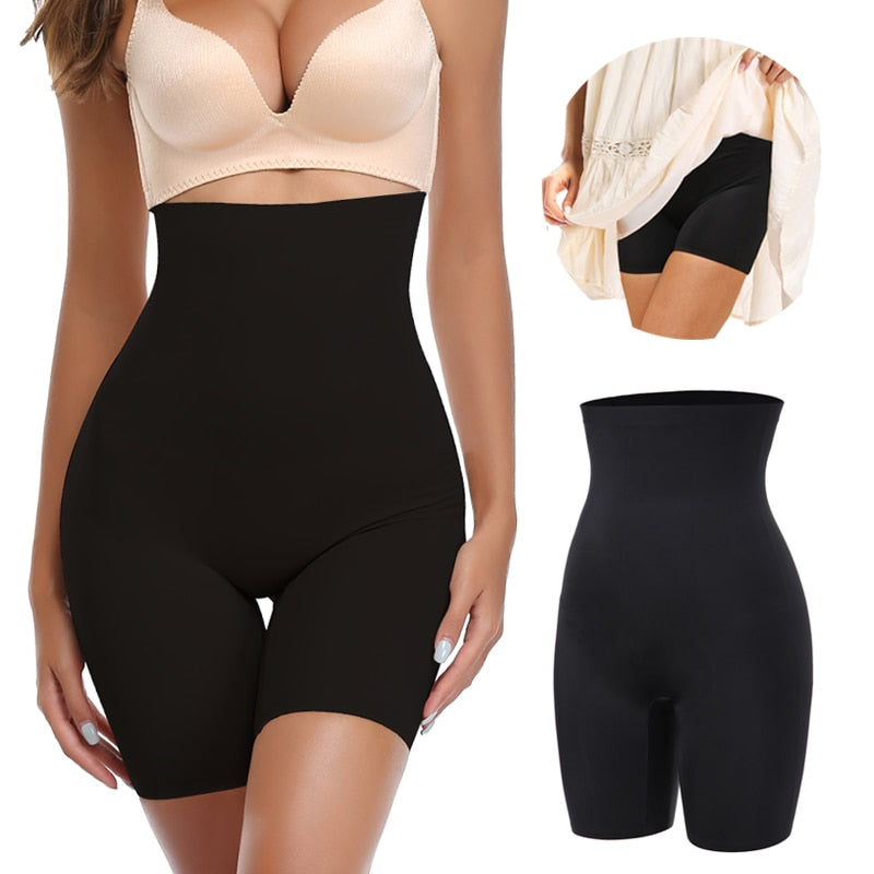 Anti Chafing Safety Pants Invisible Under Skirt Shorts Ladies Woman Seamless Underwear Ultra Thin High Waist Control Panties - 200003581 Find Epic Store