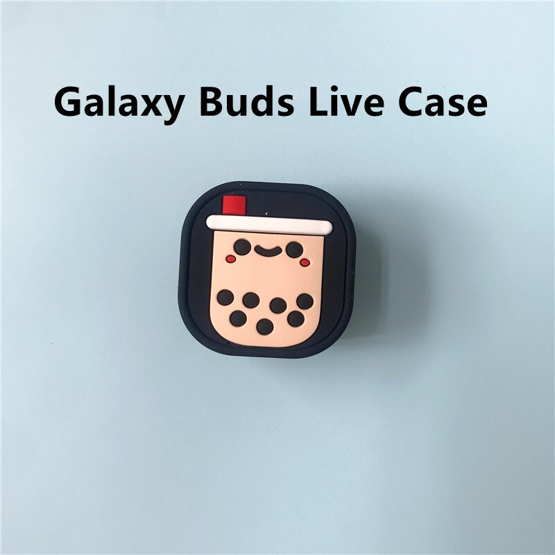 For Samsung Galaxy Buds Live/Pro Case Silicone Protector Cute Cover 3D Anime Design for Star Kabi Buds Live Case Buzz live Case - 200001619 United States / Pearl milk tea Live Find Epic Store