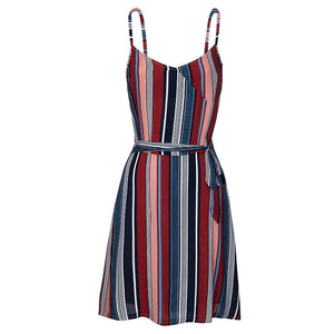Sundress Plus Size Stripe Print Dress - 200000347 Find Epic Store