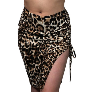 Women Leopard Printed High Waist Skirt - 349 Leopard / S / United States Find Epic Store