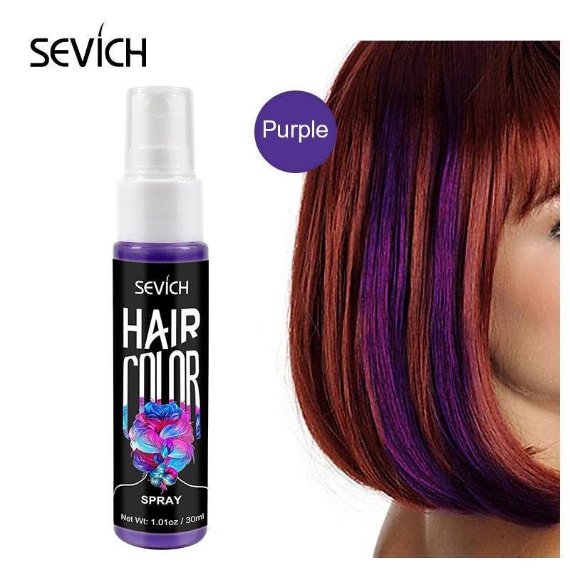 Sevich 30ml One-off Liquid Spray Hair Dye 5 Colors Temporary Non-toxic DIY Hair Color Washable One-time Hair Dye - 200001173 Find Epic Store