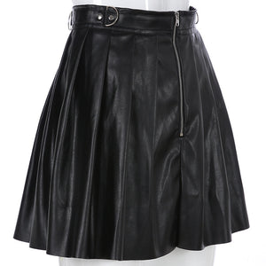 Elegant Zipper Mini A-Line Skirt - 349 Find Epic Store