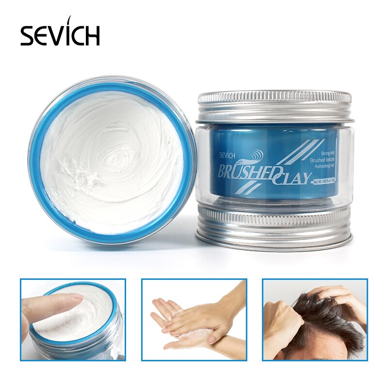 Sevich Hair Styling Clay Long-lasting Dry Stereotypes Type Clay 100g New Hair Wax Disposable Strong Modeling Mud Shape Hair Gel - 200001186 Find Epic Store