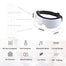 Eye massager, Eye Massager with Heat, Facial Electric Air Compression, Bluetooth Music, Rechargeable Vibration Hot and Wireless - 201228503 Find Epic Store