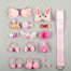 18 Pieces Children Hair Clip Set Baby Headdress Gift Flower Fabric Bow Barrettes Hair Clips Girl Elastic Cute Hair Headband - 200001207 Find Epic Store
