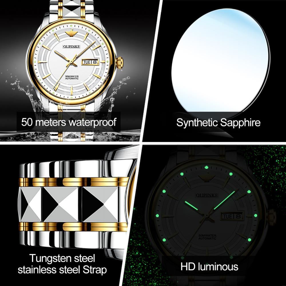 OUPINKE Sapphire Automatic Mechanical Waterproof Watch - 200033142 Find Epic Store
