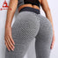 Yoga Pants Women Honeycomb High Waist Ruched Butt Lifting Scrunch Booty Leggings Workout Tights Running Yoga Pants - 200000614 Find Epic Store
