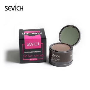 Sevich Hair Fluffy Powder water proof hair line powder black brown Instantly Root Cover Up Hair Shadow Powder Unisex 10 color - 200001174 United States / Med brown Find Epic Store