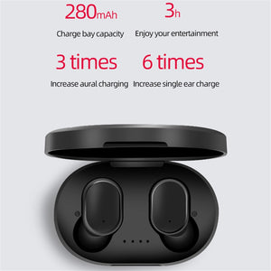 Wireless Bluetooth Earphones TWS Bluetooth 5.0 Stereo Earbuds With Mic Handsfree Tap Control for Xiaomi Redmi iPhone Smartphone - 63705 Find Epic Store