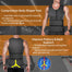 Neoprene Sweat Vest for Men Waist Trainer Vest Adjustable Workout Body Shaper with Double Zipper for Sauna Suit for Men - 200001873 Find Epic Store