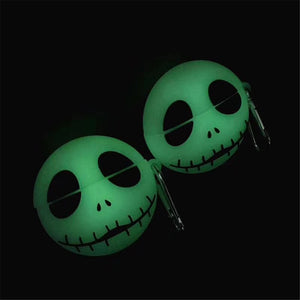 Accessories for Airpods Cases with Keychain For Airpods 2 1Cover Skull Pumpkin Luminous Cartoon Case Earphone Airpod Protector - 200001619 Find Epic Store