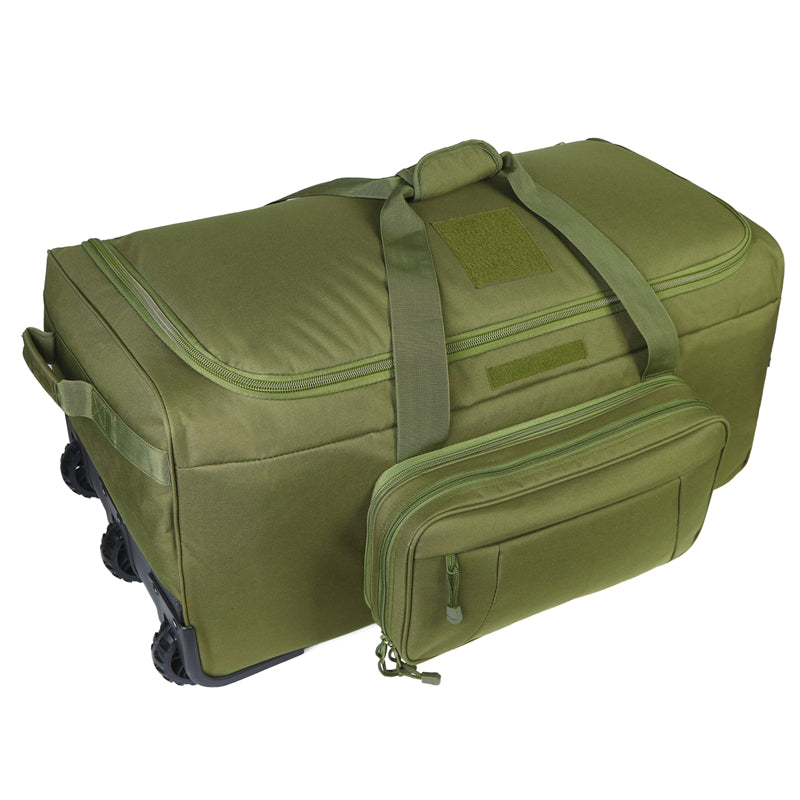 Outdoor Waterproof Deployment Military Suitcase On Wheels - Green Find Epic Store