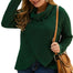 4XL Turtleneck Plus Size Irregular Knitted Pullover - 200000373 Find Epic Store