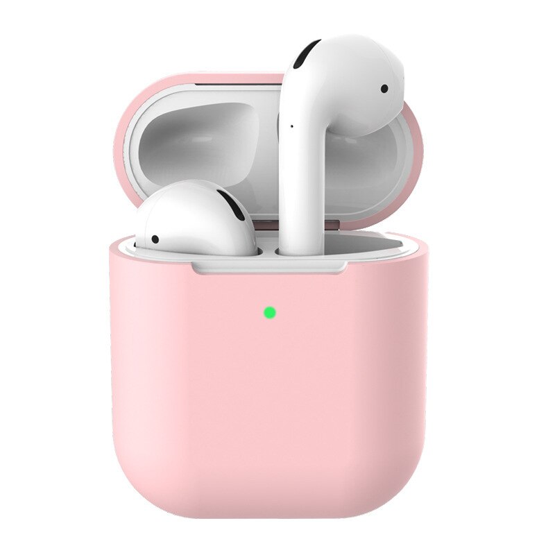 Silicone for airpods 2 generation headset Accessories protector shell anti-fall soft Suitable for Apple airpods 2 Case cover - 200001619 United States / Light pink Find Epic Store