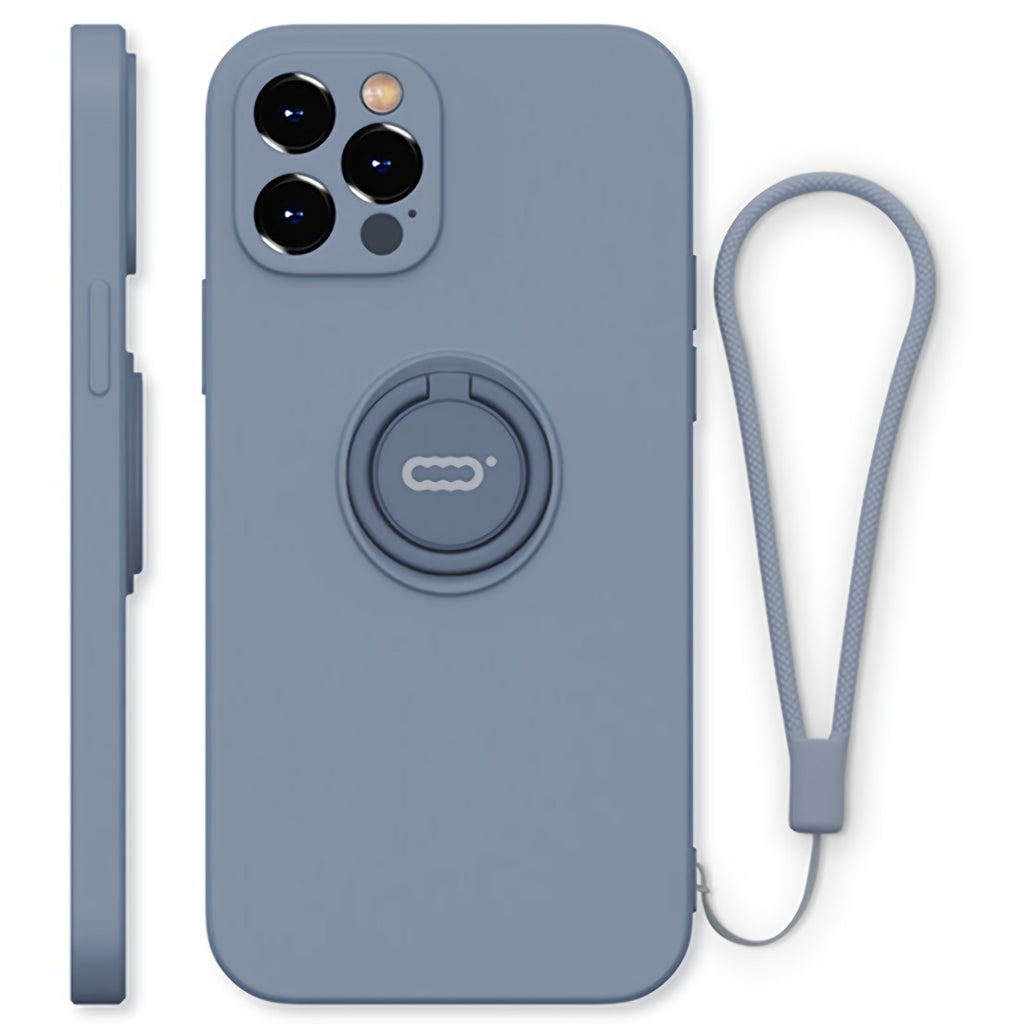 Gray Color Case - iPhone 7/8/X/XR/XS/XS Max/SE(2020)/11/11 Pro/11 Pro Max/12/12 Pro/12 Mini/12 Pro Max, 360 Ring Holder Kickstand - Anti-Scratch Protective Case - 380230 for iPhone 7 8 / Gray / United States Find Epic Store