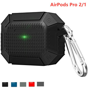 For Airpods Pro-2-1 Accessories Silicone Luxury Armor earpods aipods airpods2 Air pods protector cover for Apple Airpods case - 200001619 Find Epic Store