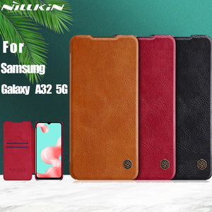 Case For Samsung Galaxy A32 5G Cover Qin Leather Flip Case With Card Pocket Phone Bag Case Back Cover for Galaxy A32 5G - 380230 Find Epic Store