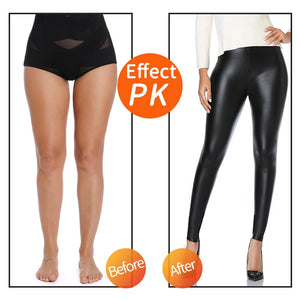 Women Faux Leather Leggings Waterproof Sexy PU Leather Legging Stretchy Push Up Black Legins Women Fitness Elastic Skinny Pants - 200000865 Find Epic Store