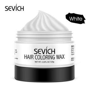 Sevich 9 Colors Unisex Hair Color Wax Temporary Hair Dye Strong Hold Disposable Pastel Dynamic Hairstyles Black Hair Color Cream - 200001173 United States / White Find Epic Store