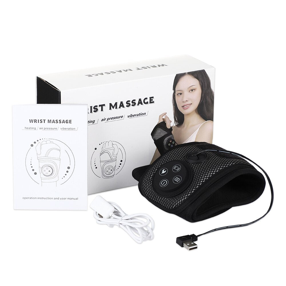 Smart Wrist Brace Wrist Massager Relaxation Treatments Hand Compression Air Massager Hot Compress Wrist Heating Brace Massager - 200367162 Find Epic Store
