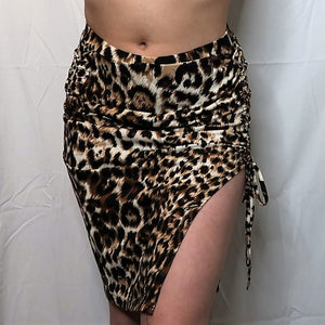 Women Leopard Printed High Waist Skirt - 349 Find Epic Store