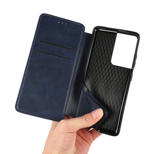 Blue Leather Flip Case For Samsung Galaxy S21 S20 Ultra Plus S9 S8 S10 Plus S10E Note Note 20 Ultra 8 9 10 Plus S21 Wallet Flip Cover - 380230 Find Epic Store