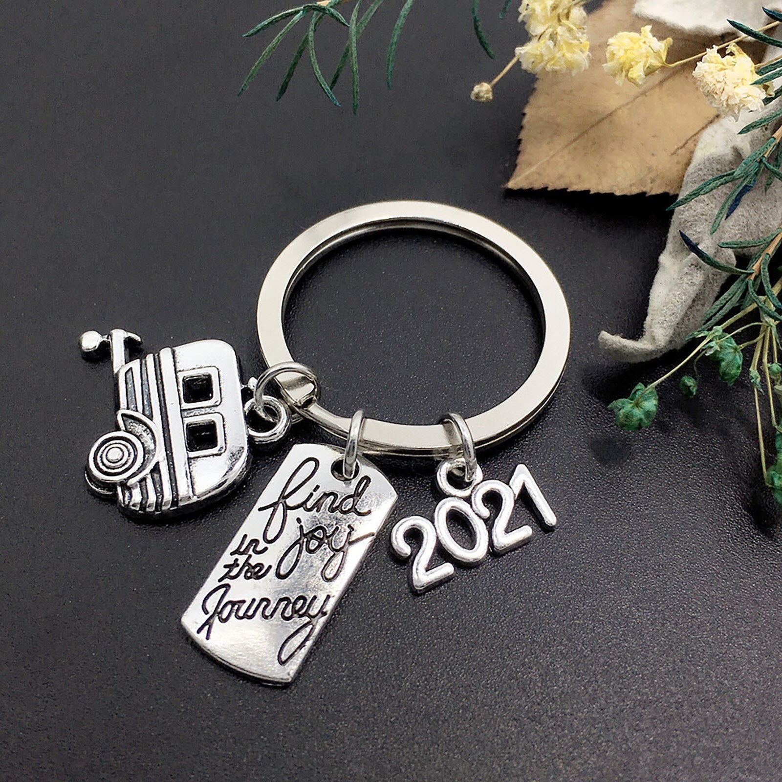 2021 Find In The Journey Rv Outdoor Gift Retirees Memorial Keychain Multifunction Carry Bag Others Multiple Pendants DAIGELO - 200000174 Find Epic Store