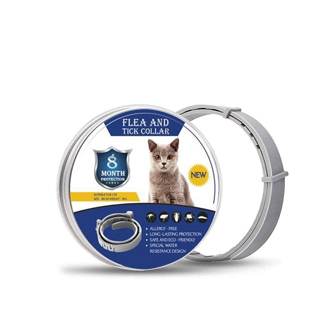 Flea And Tick Collar For Dogs Cats Up To 8 Month Flea Tick Dog Collar Anti-mosquito and insect repellent Pet collars - 200003720 cat 38cm 1 / Reference image / United States Find Epic Store