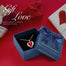 Crystal Necklace New Design Sparkling Heart Blue Stone Pendant Necklace for Women Angel Wing Original Jewelry - 200000162 Red Gold in box / United States / 40cm Find Epic Store
