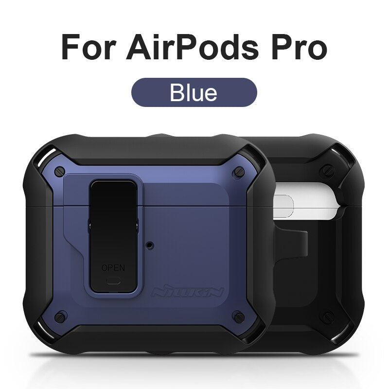 For Airpods Pro Case Wireless Charging Nillkin For AirPods Case TPU PC Cover For AirPods 3 Wireless Earphone With Keychain - 0 Find Epic Store